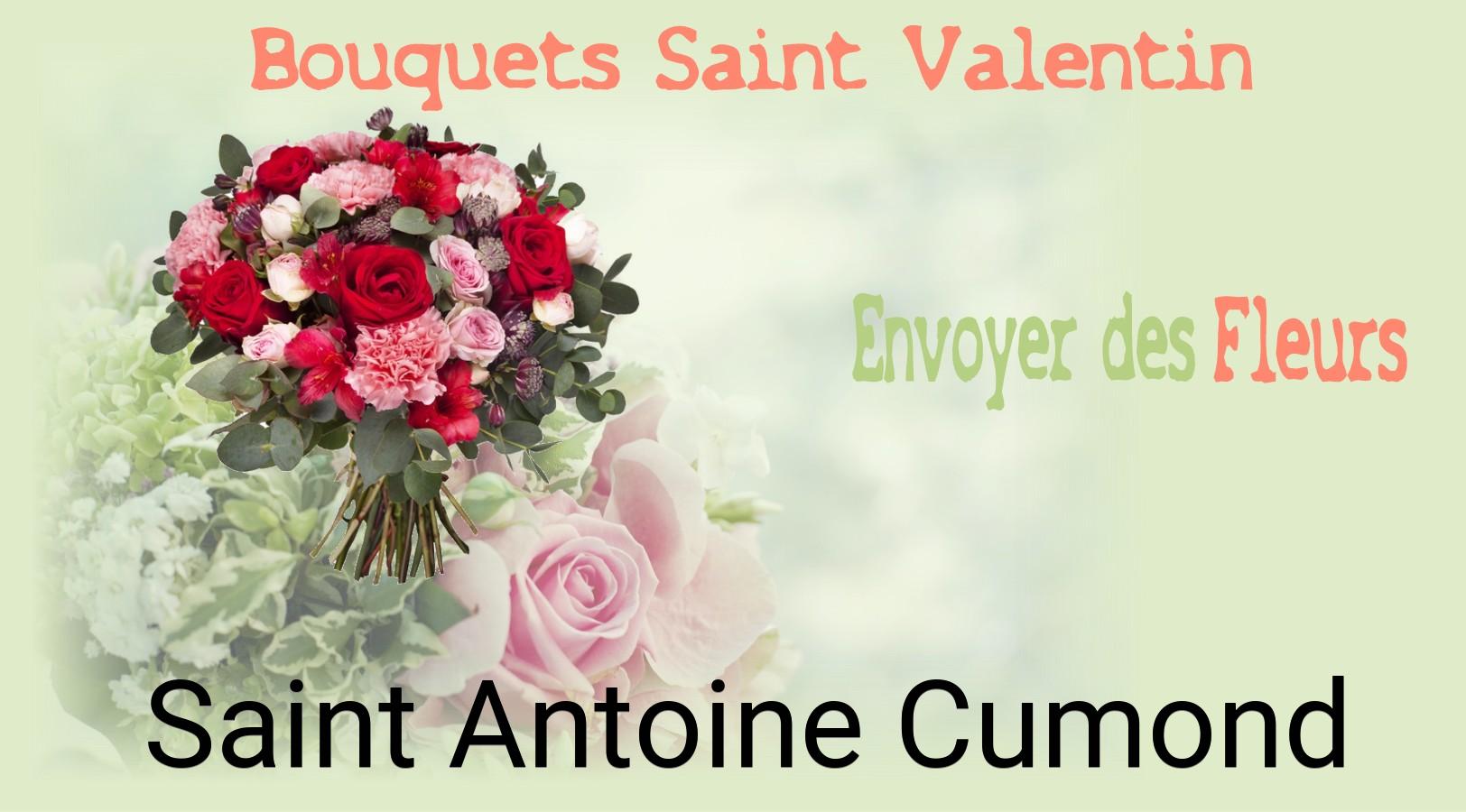 Roses de Saint-Valentin livrées à Saint-Antoine-Cumond